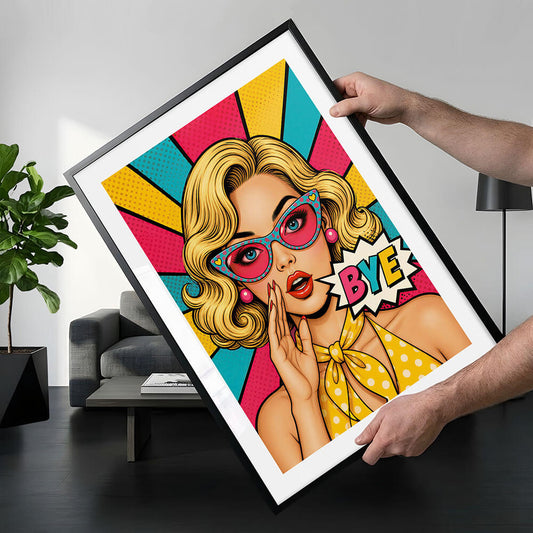 Bye - Pop Art Print