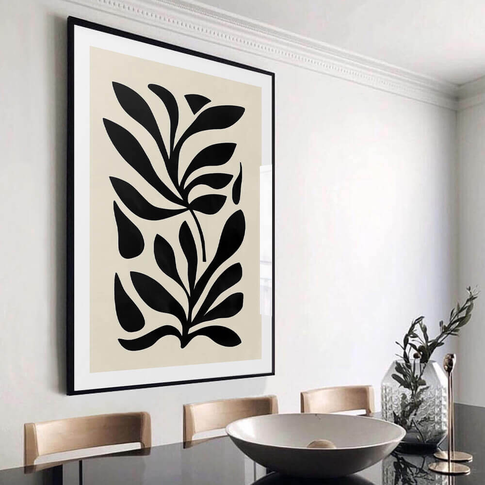 Abstract Leaves Art Print