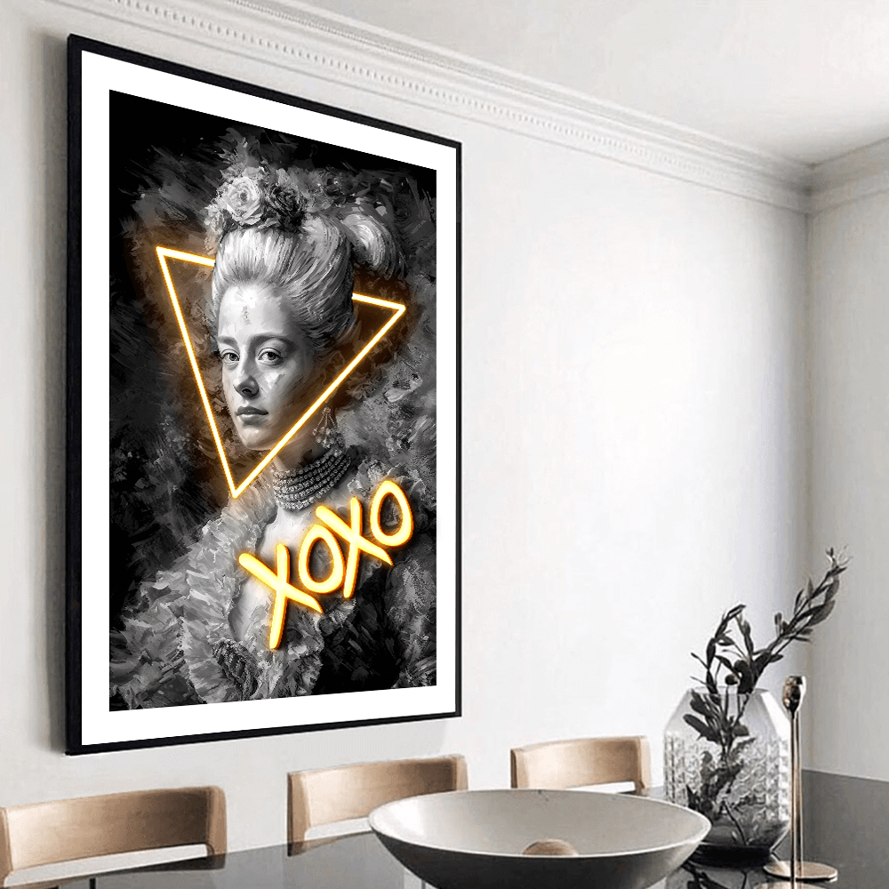XOXO Neon Art Print