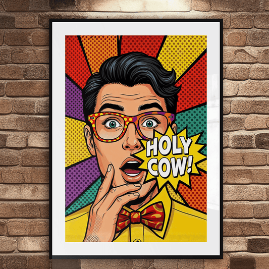 Holy Cow - Pop Art Print