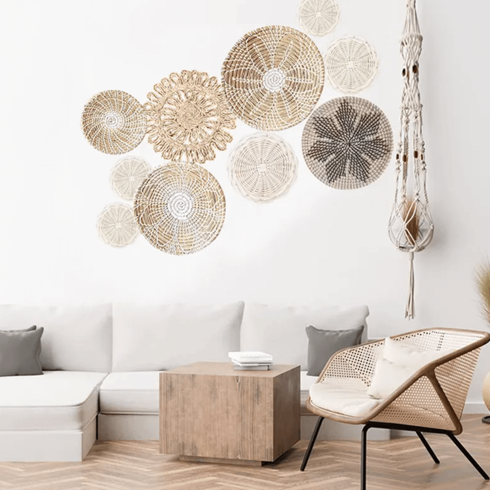 Rattan and Seagrass Wall Decor