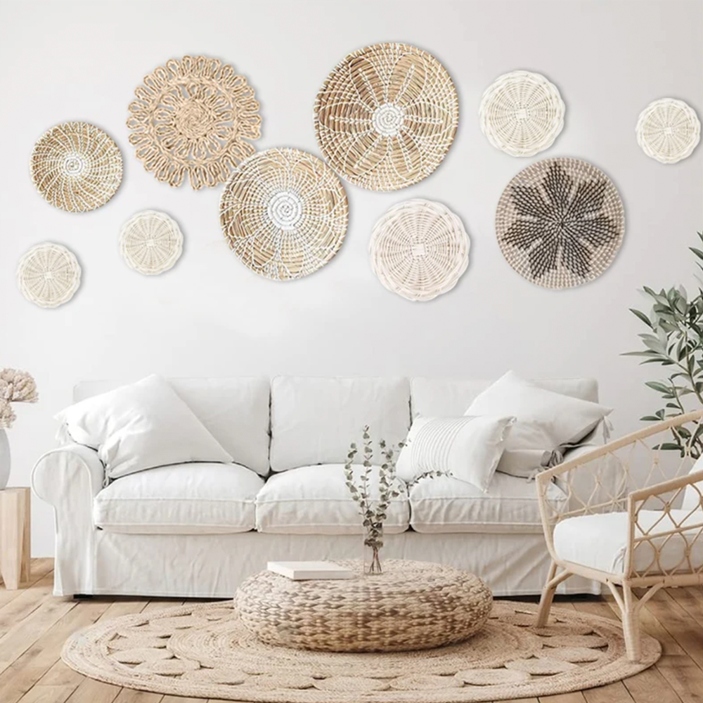 Rattan and Seagrass Wall Decor