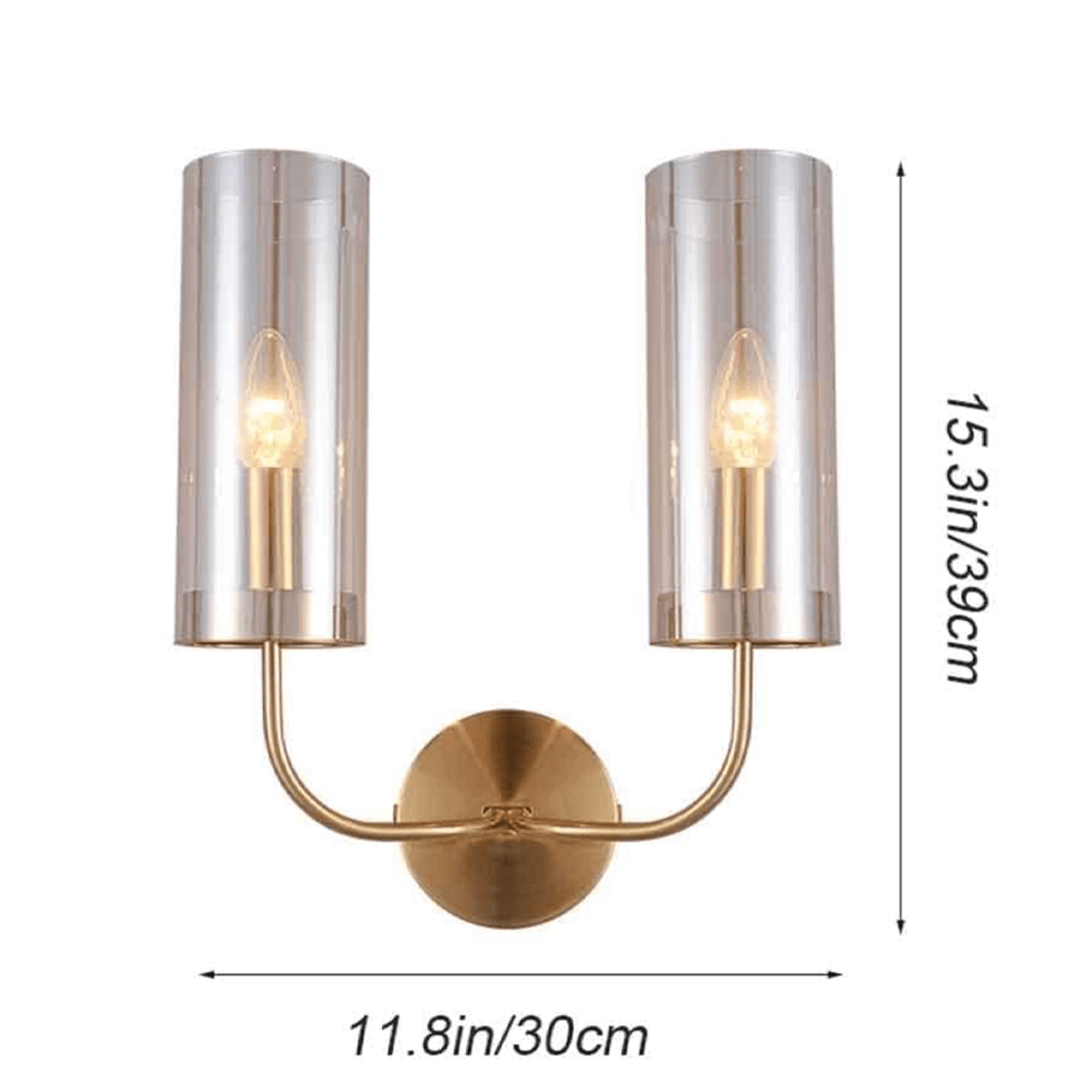 Elite Glass Mauer Lamp - Single