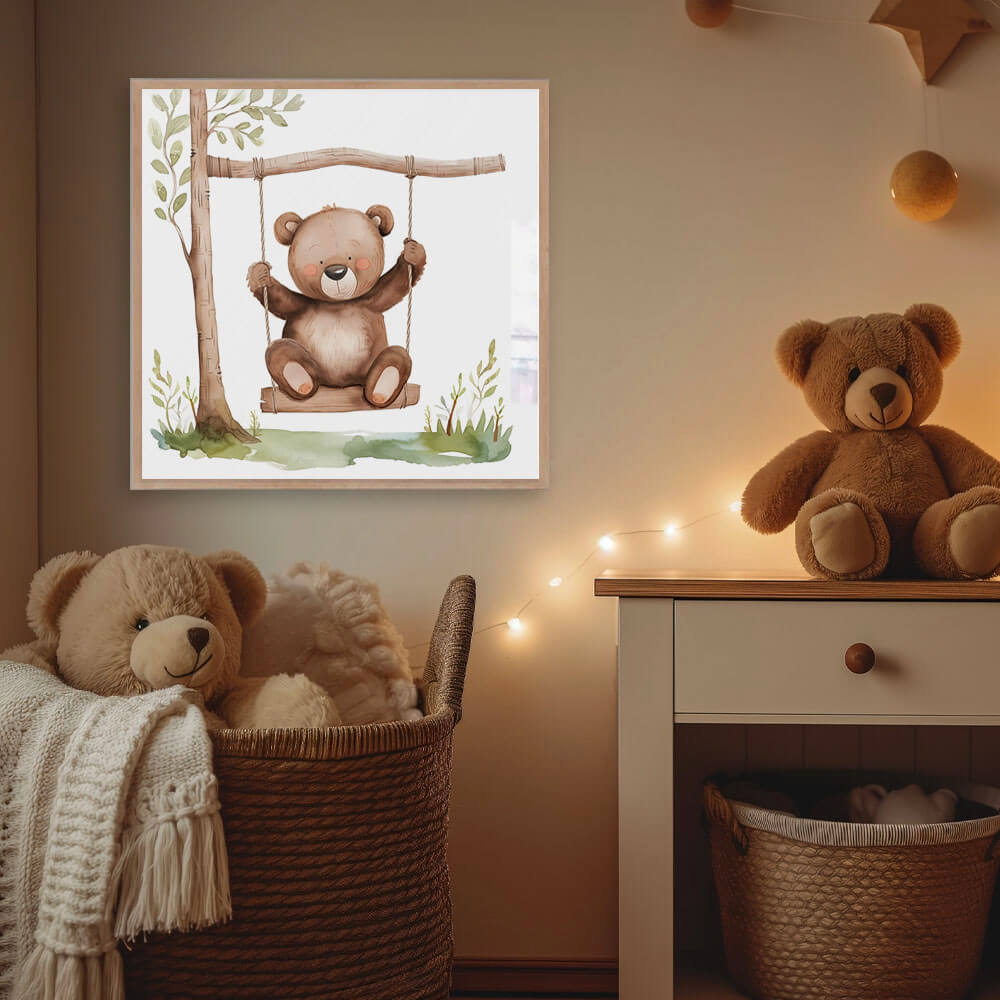 Baby Bear (B) Art Print