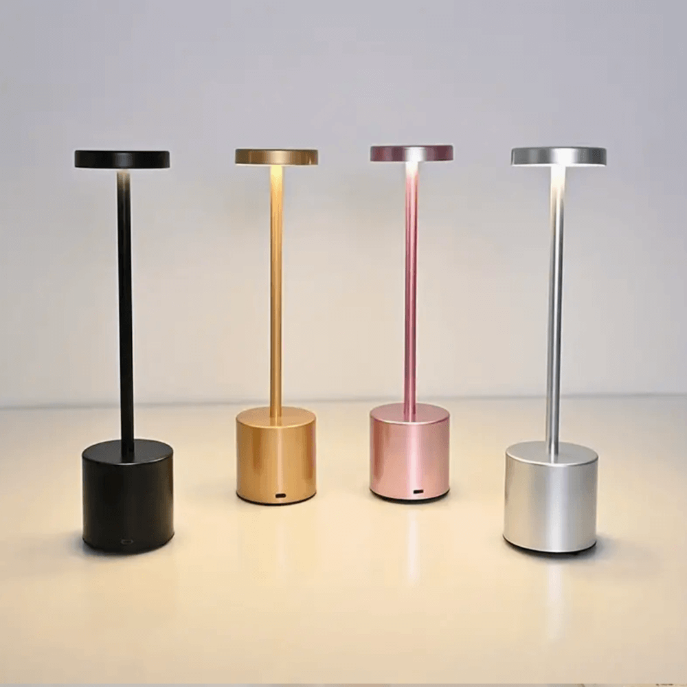 Lampes de table portables minimalistes - 4 couleurs