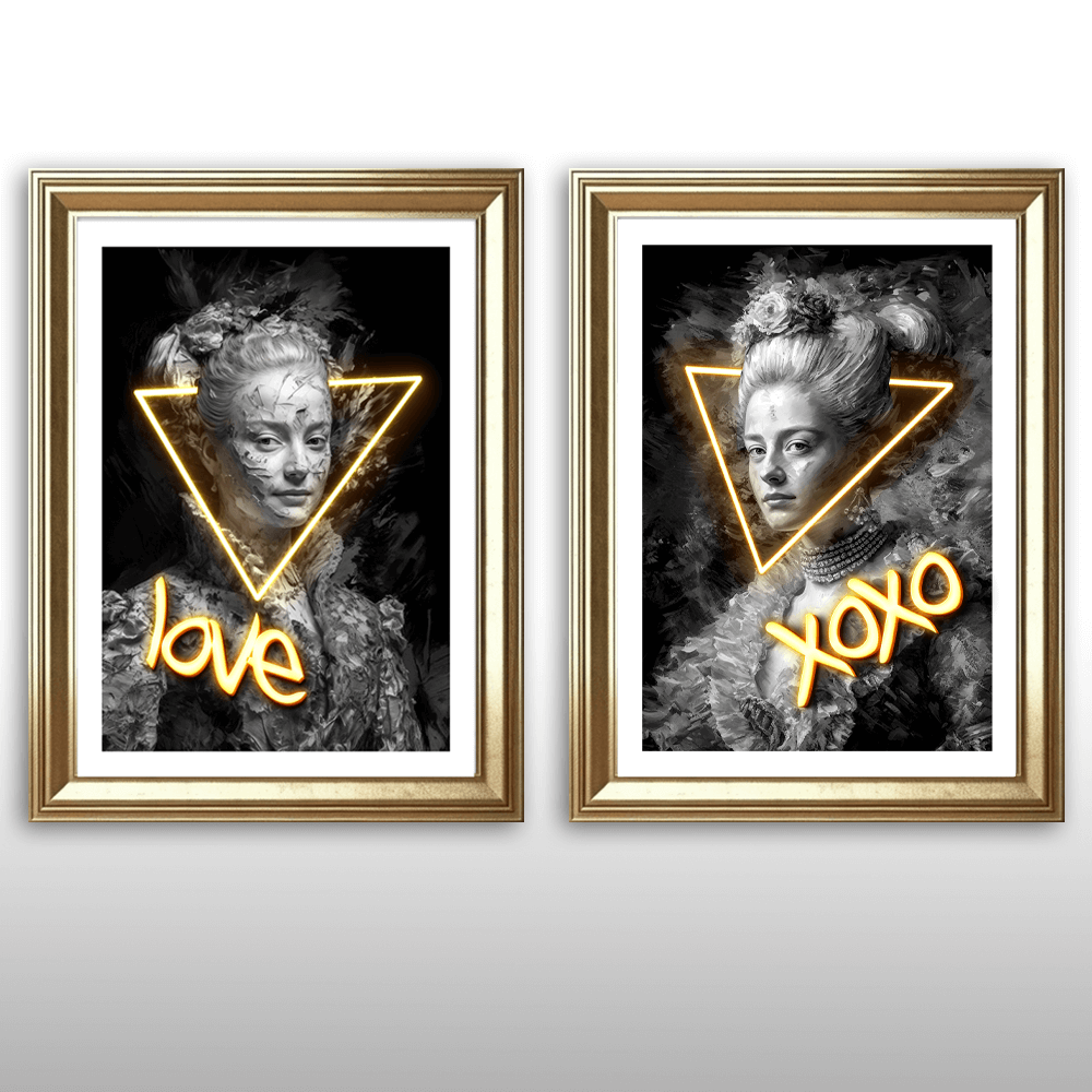 XOXO Neon Art Print