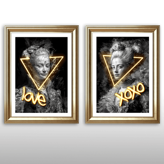 XOXO Neon Art Print