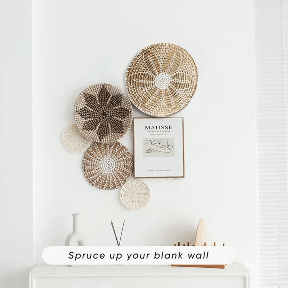 Rattan and Seagrass Wall Decor