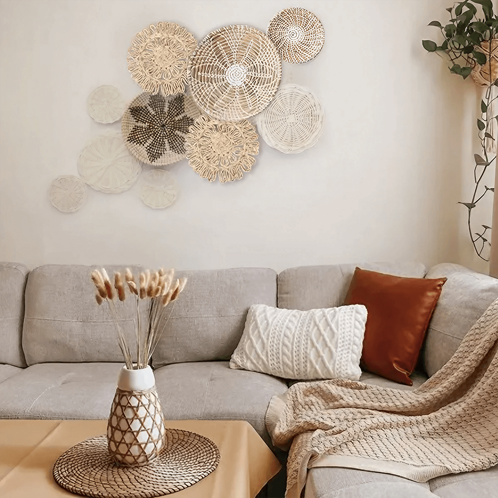 Rattan and Seagrass Wall Decor