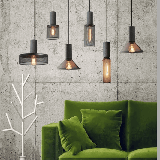 Luzes pendentes industriais urbanas - 5 estilos de design