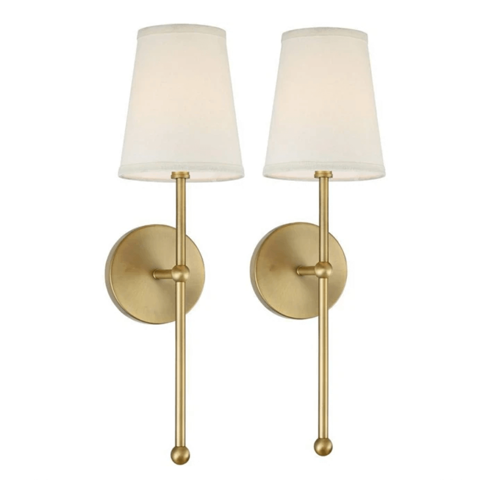 Elegance guld vägglampa