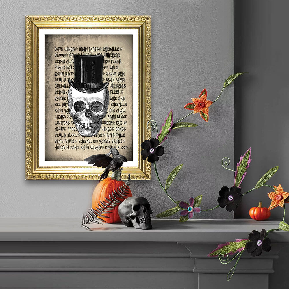 Vintage Skull Art Print