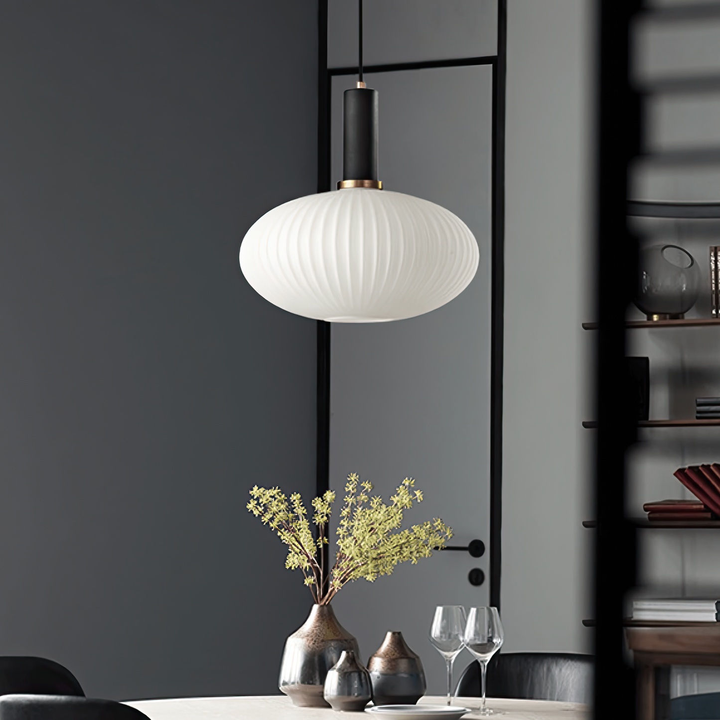 Nordic designed glass pendant light