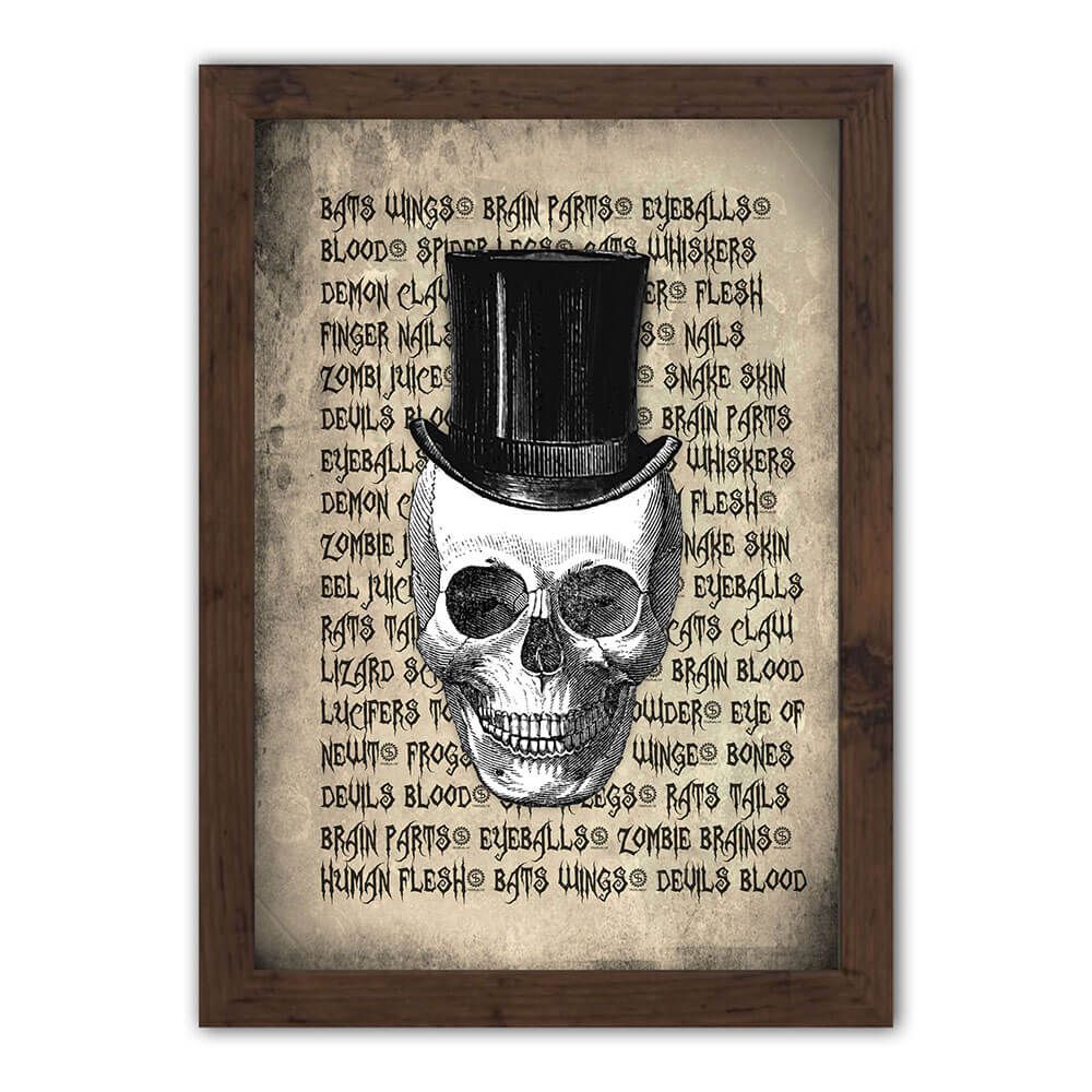 Vintage Skull Art Print