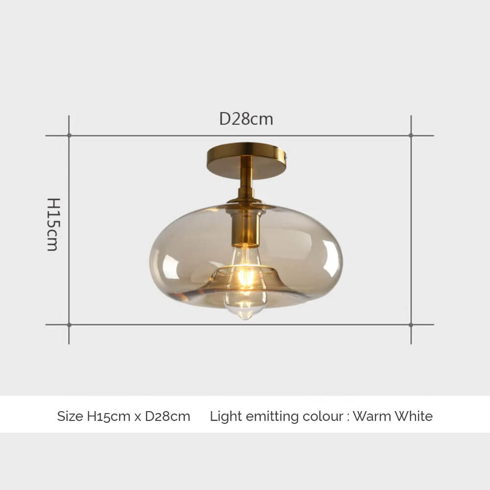 Eclipse Glass Ceiling Light