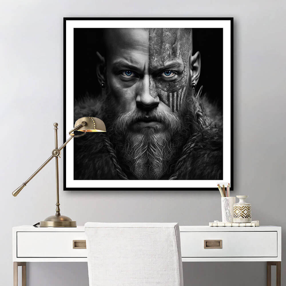 Ragnar Lothbrok Wikinger-Kunstdruck (B)
