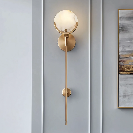 Marble Moon Wall Light