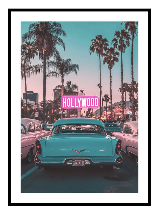 Hollywood Sign Kunstdruk
