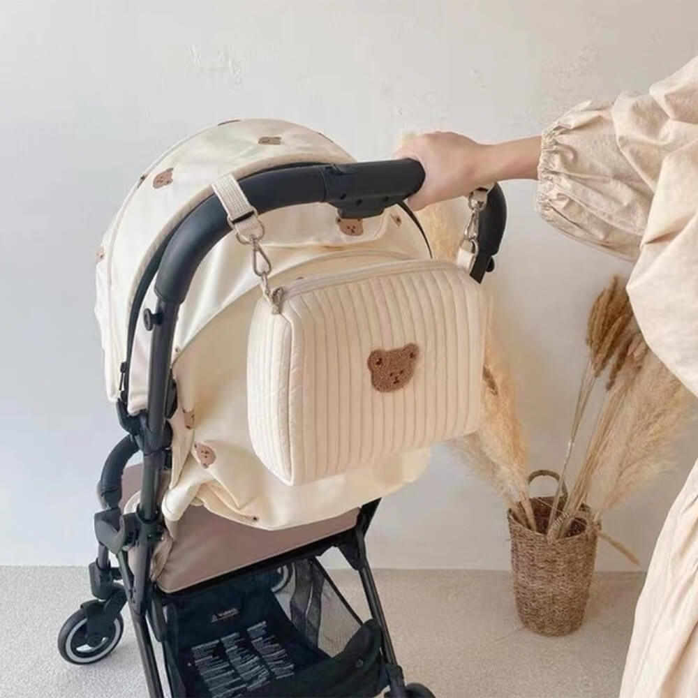 Maternity Baby Pram Bag Organiser, Nappy| Diaper Holder. nursery organiser