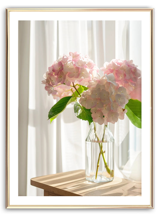 Hydrangea Vase Art Print