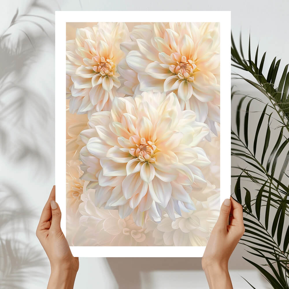 Dalia Flowers Art Print