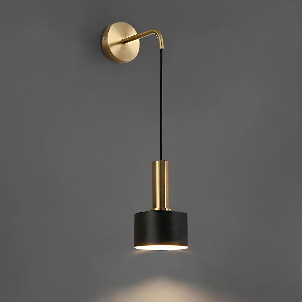 Modernistesch Wandlampe - Schwaarz oder Gold