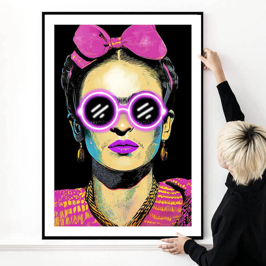 Stampa artistica di Frieda Kahlo (A) - 2 opzioni di colore