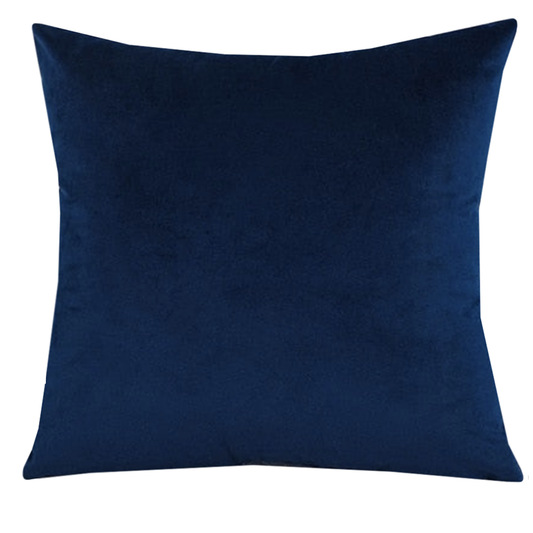 Luxe Velvet Cushion - Mörkblå