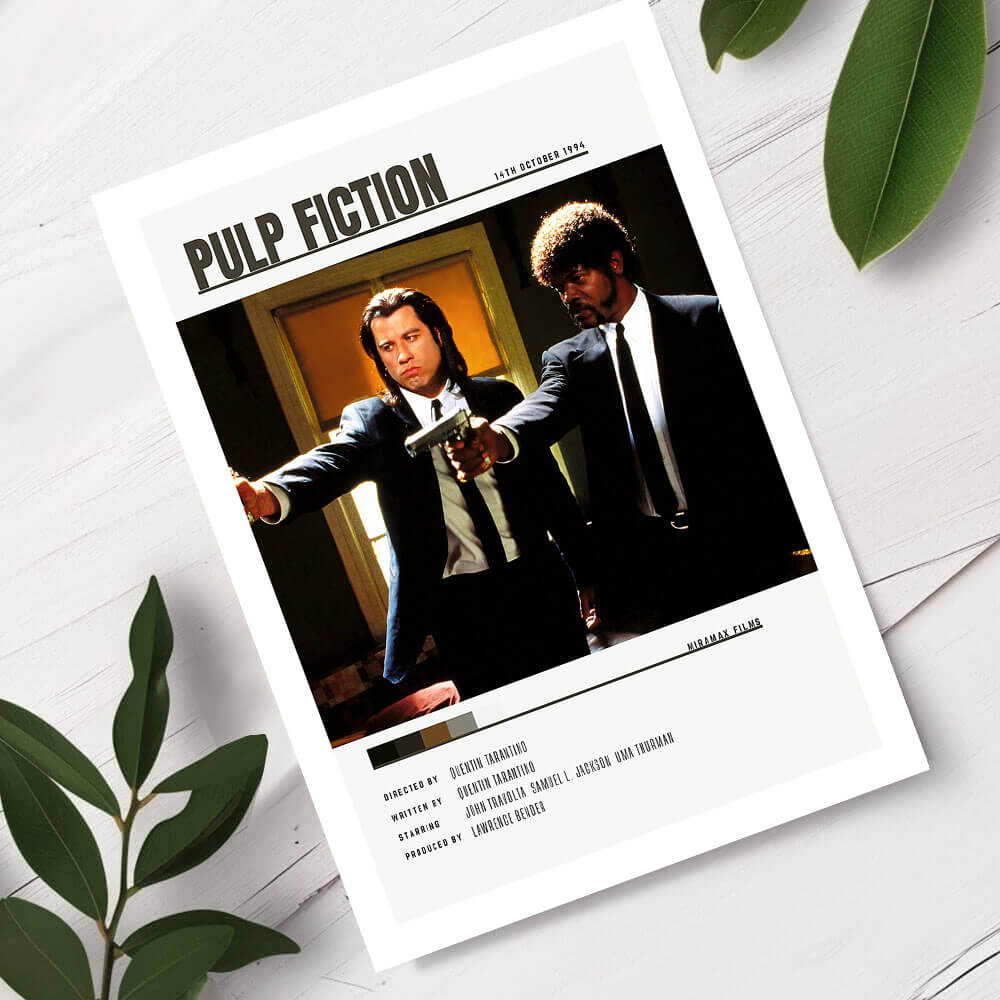 Pulp Fiction Movie Art Print - Безплатно изкуство за печат