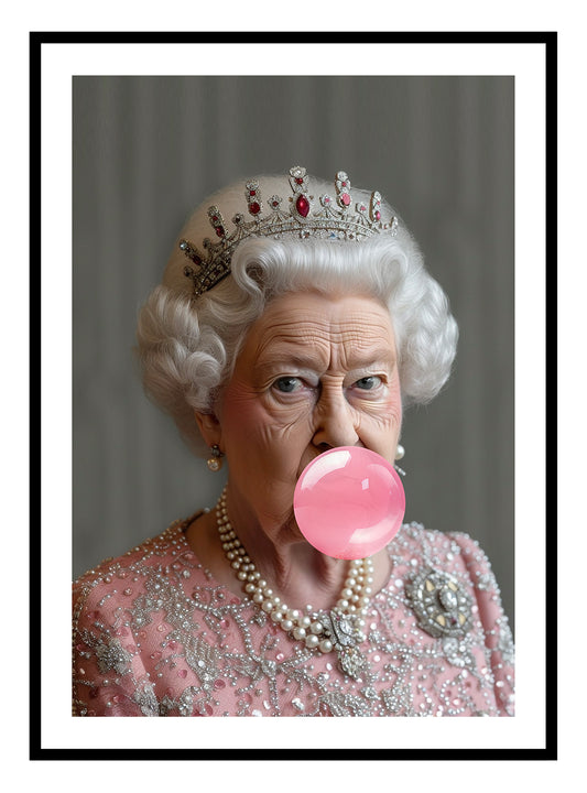 Bubblegum Queen Art Print