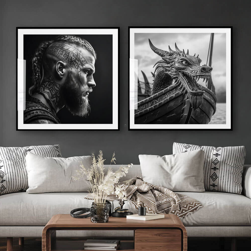 Viking Longboat Art Print