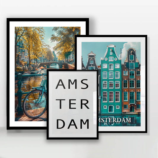 Amsterdam Canal Art Print