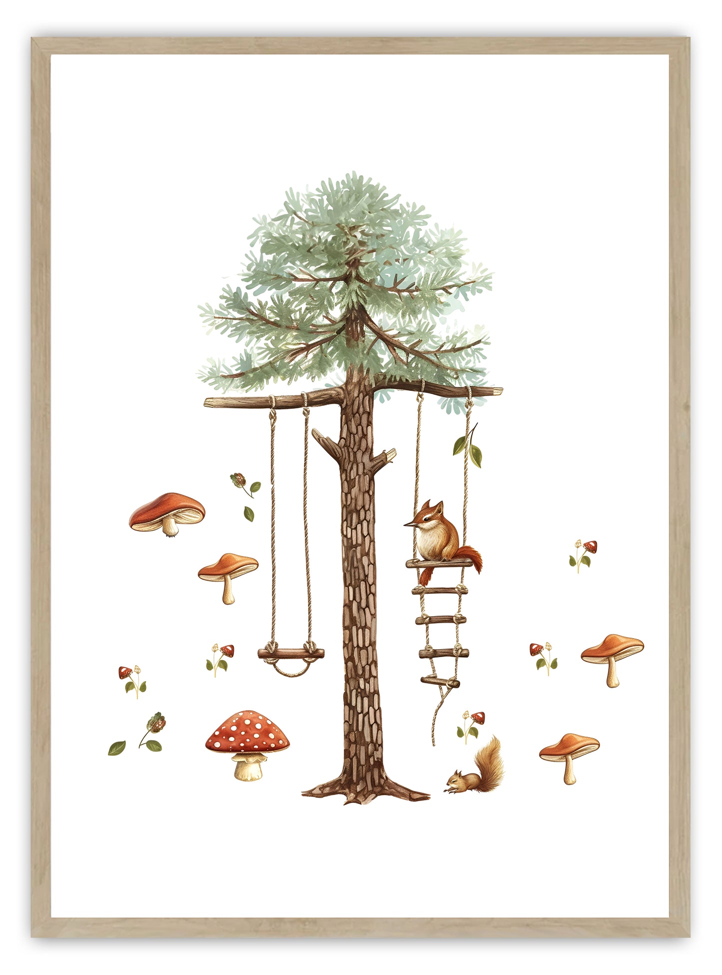 Enchanted Tree, Nursery Art Print