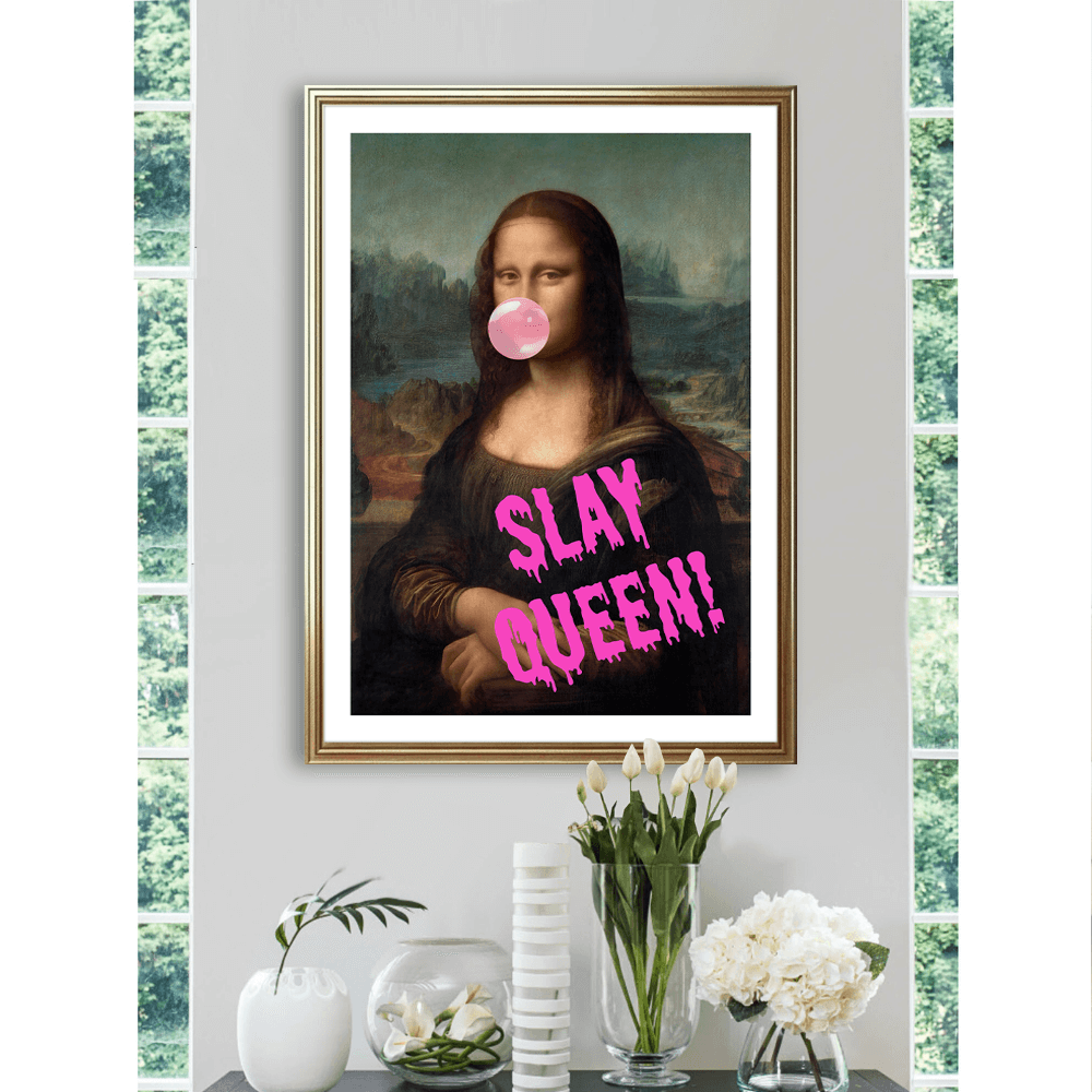 Mona Lisa, Slay Queen konsttryck - 2 stilar
