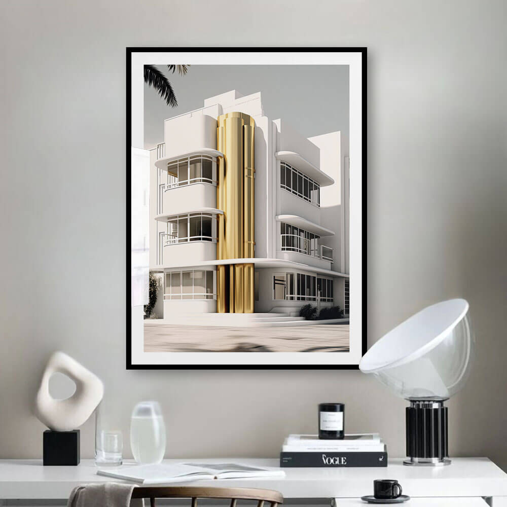 Bauhaus Building (A) konsttryck