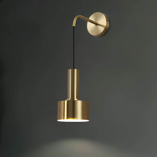 Modernist Wall Lamp - Black or Gold