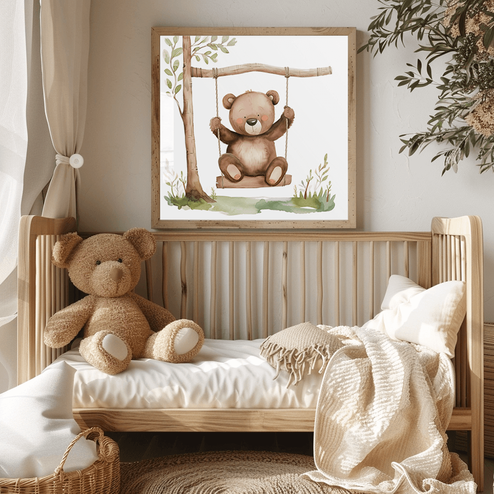 Baby Bear (B) Art Print