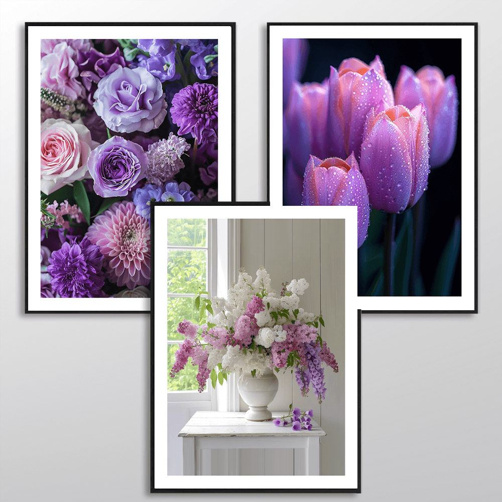 Frische Blumen Kunstdruck