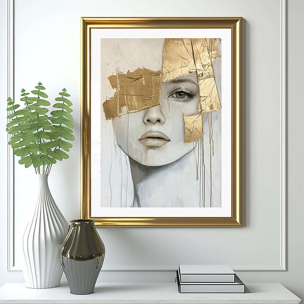 Golden Lady (A) Art Print