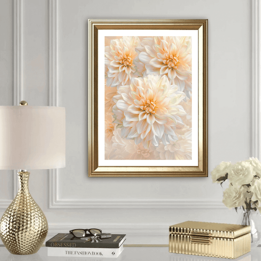 Dalia Flowers Art Print