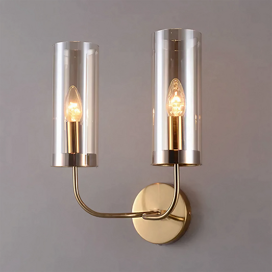 Elite Glass Wall Lamp - Double