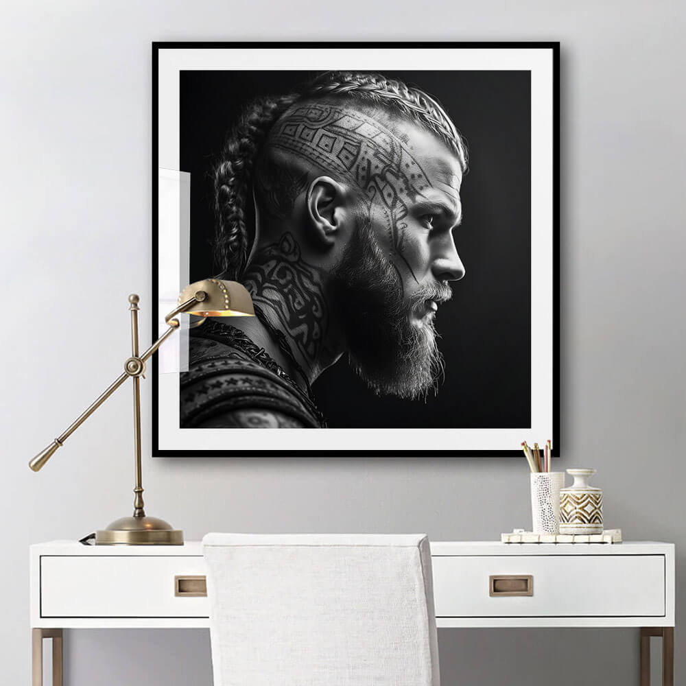 Ragnar Lothbrok Viking Art Print (C)