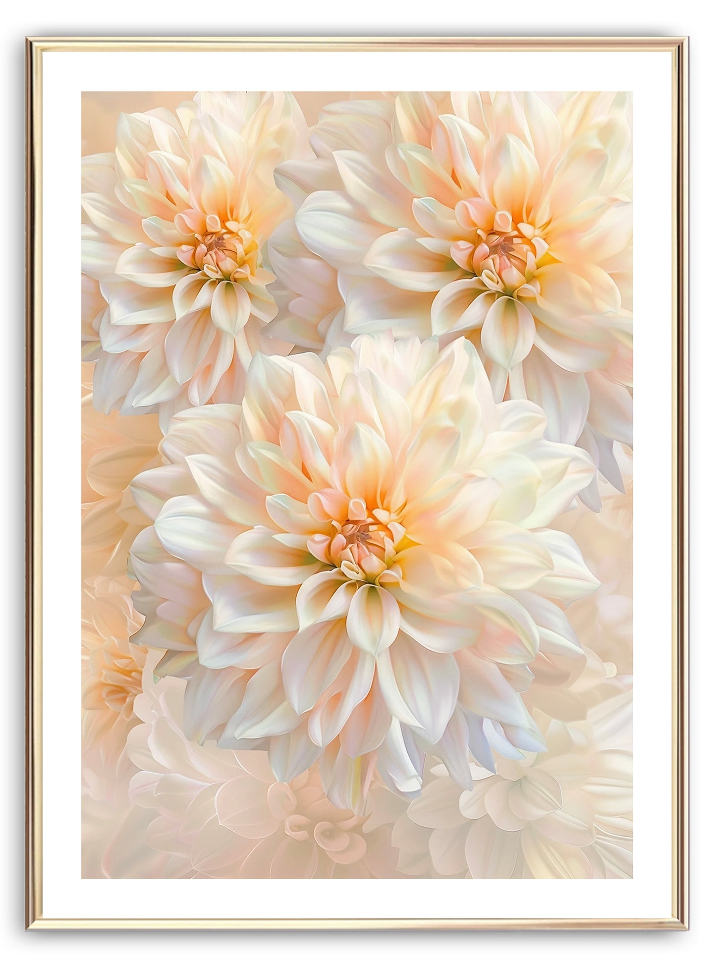 Dalia Flowers Art Print