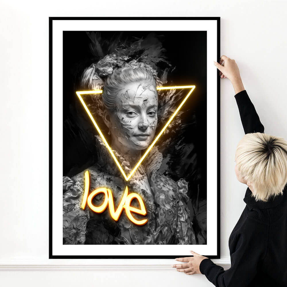 Love Neon Art Print