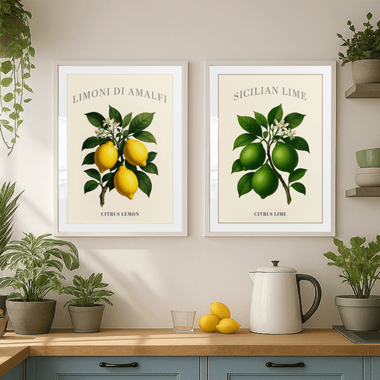 Amalfi Lemon Art Print