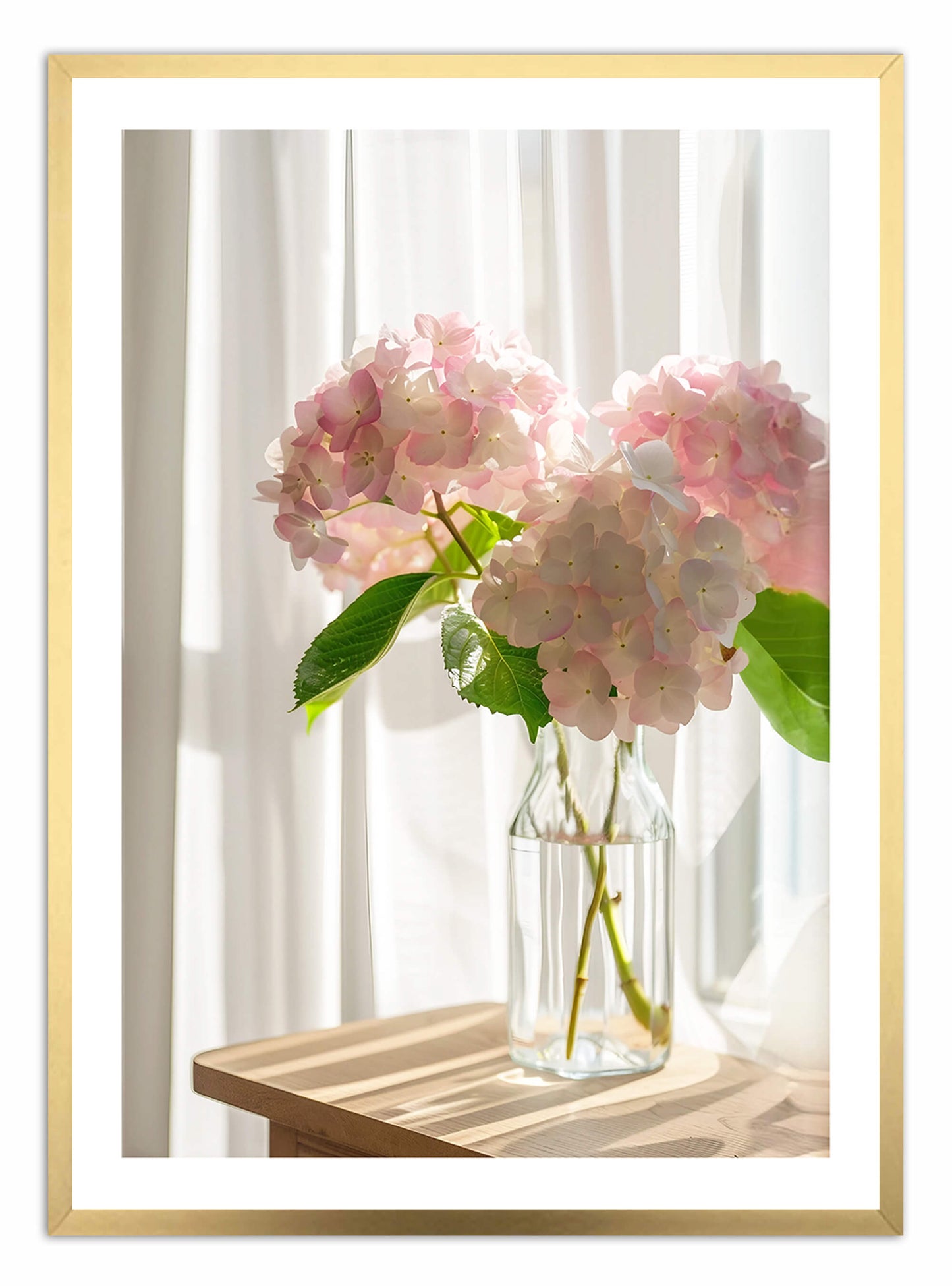 Hydrangea Vase Art Print