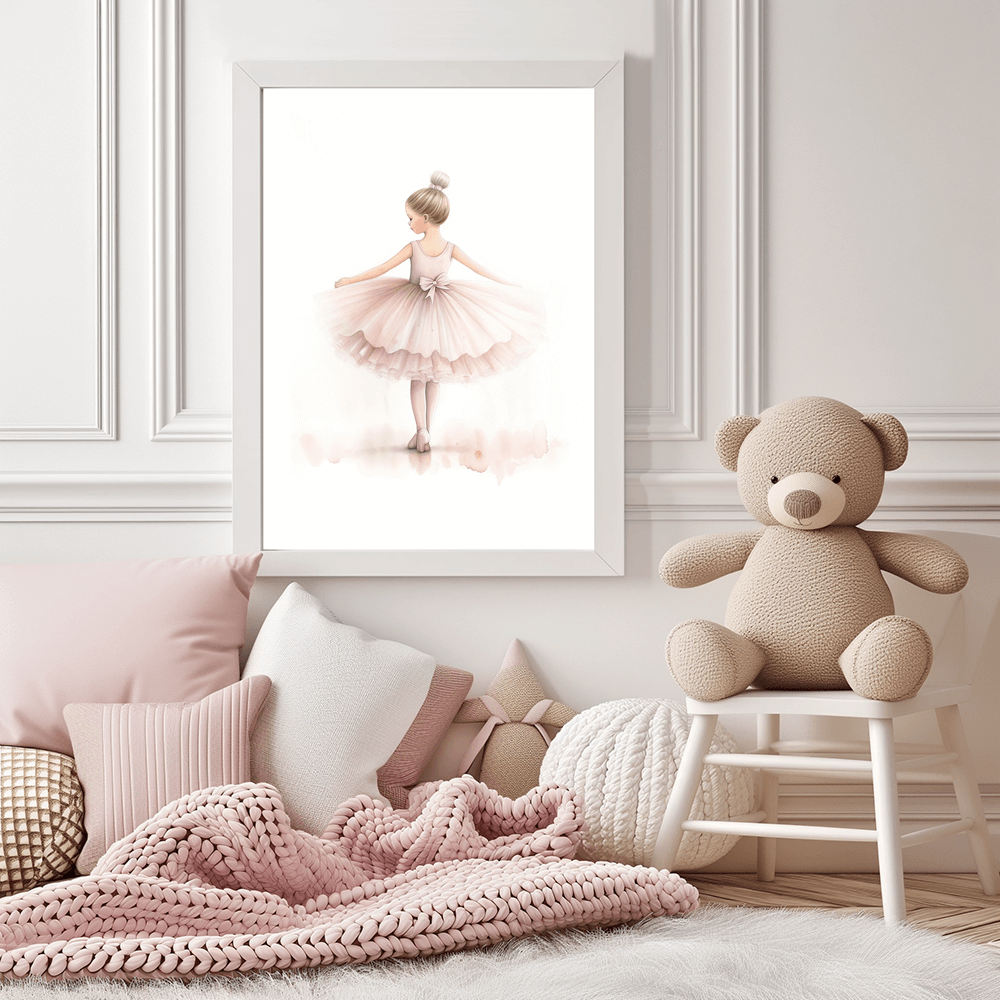 Pink Ballerina Art Print