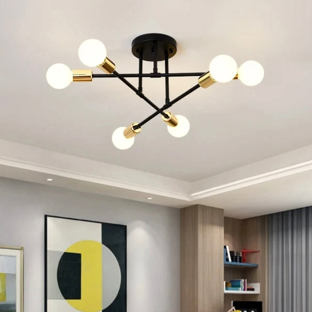 Luz de Teto Sputnik - 6 Cores