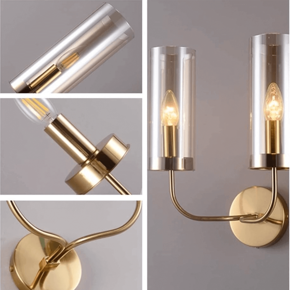 Elite Glass Mauer Lamp - Single