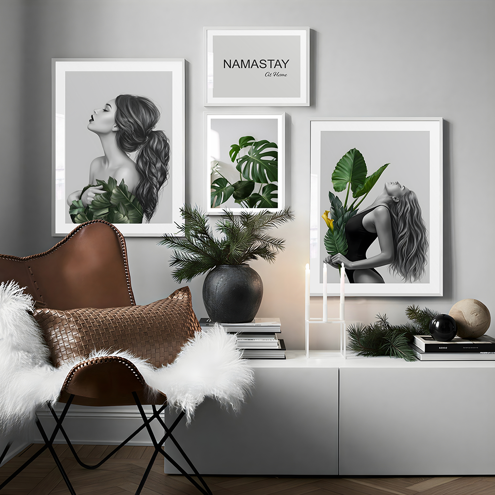 Botanical Girl (A) Art Print